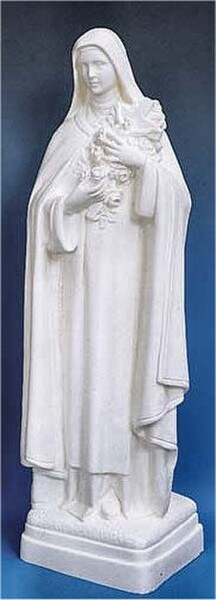 Saint Therese White Garden Statue